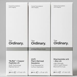 🆕 THE ORDINARY SET OF 3 SKINCARE BUNDLE BEAUTY DEAL x 3 BOTTLES